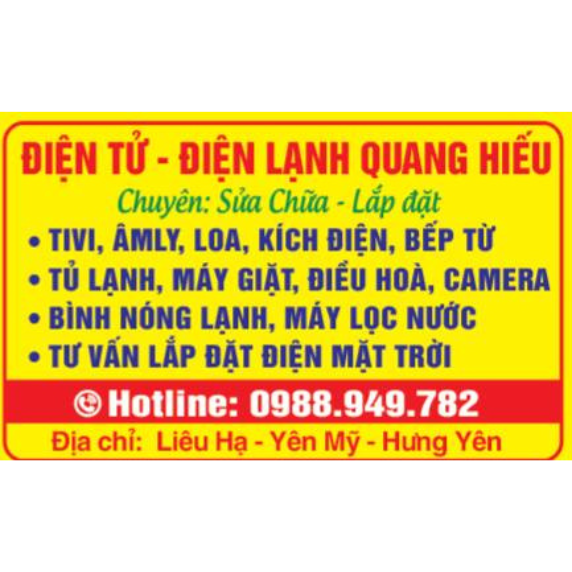 Điện lạnh Quang Hiếu