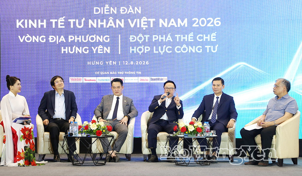 Diễn đàn kinh tế tư nhân Việt Nam 2026 – Vòng đối thoại địa phương tỉnh Hưng Yên